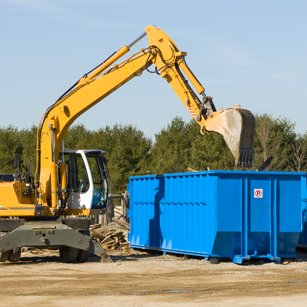 how does a residential dumpster rental service work in The Hideout PA